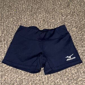 Mizuno Women's Athletic Shorts - Navy Blue